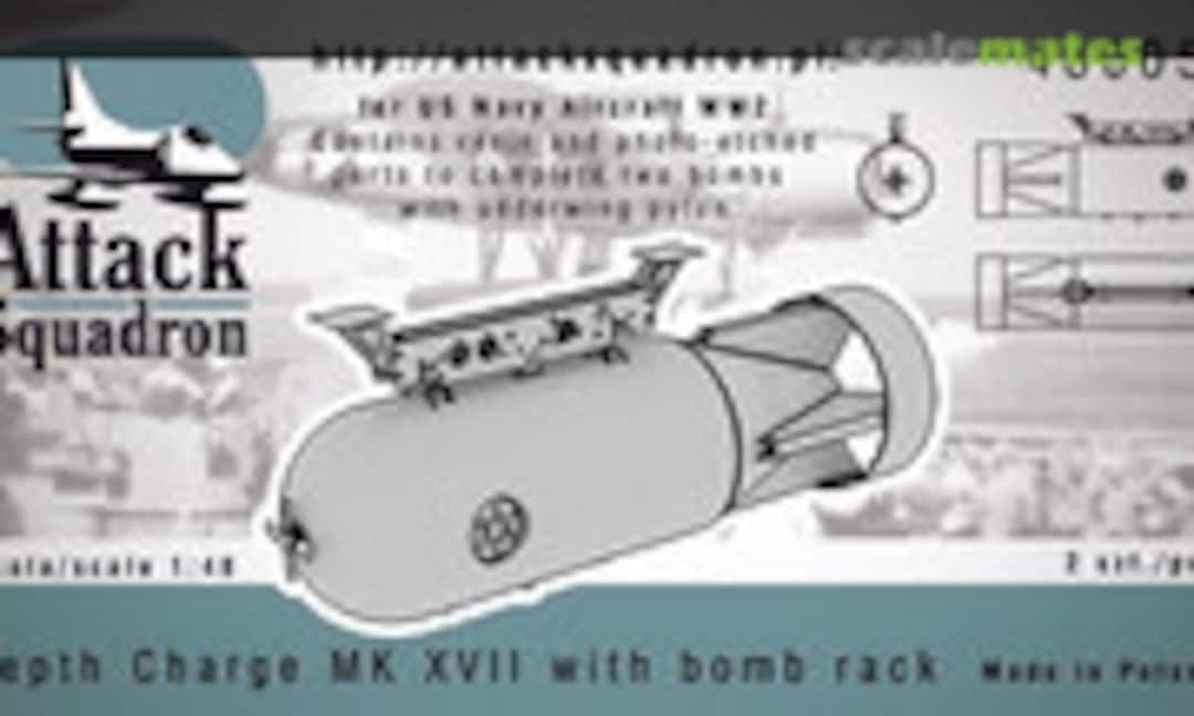 1:48 Depth Charge Mk XVII - US Navy - 2 pcs (Attack Squadron 48005)