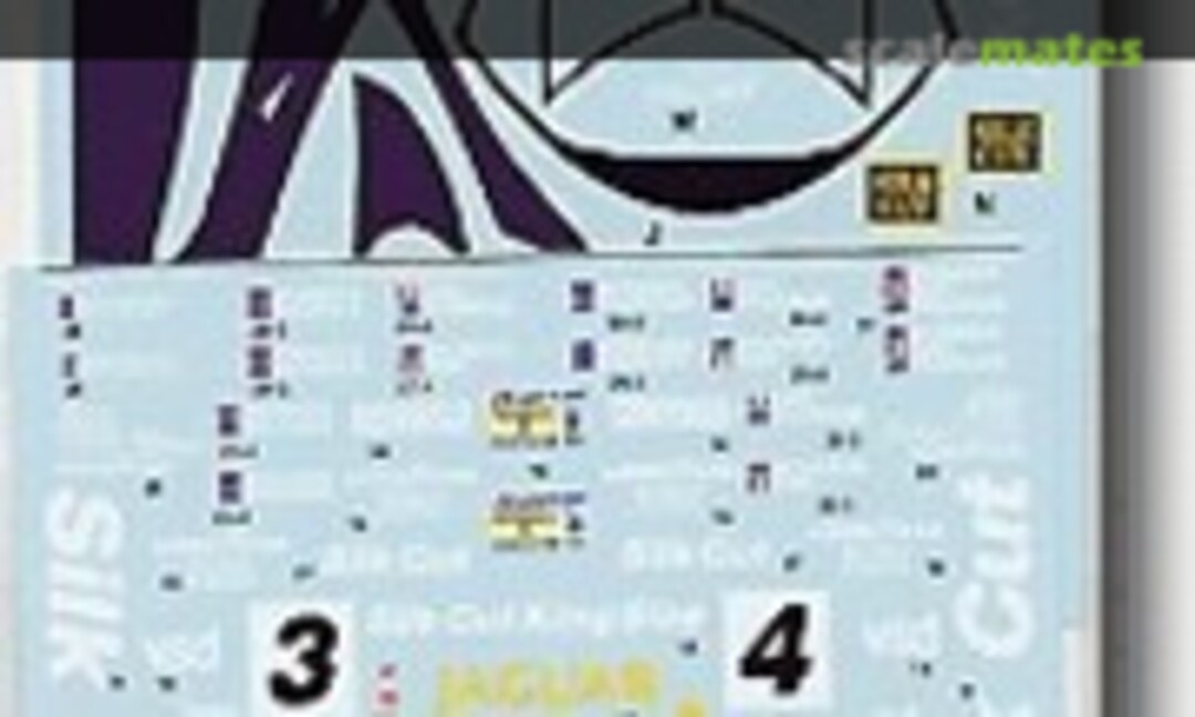 1:24 Jaguar XJR14 Silkcut SWC 1991 Decal (Studio27 ST27-SDF2454) ST27-SDF2454