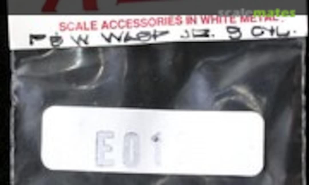 1:72 9 Cyl P&W Wasp Junior and 2 Blade Prop (Aeroclub E012) E012