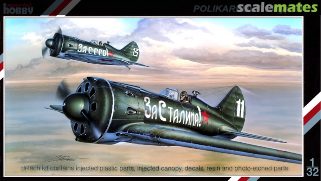 Boxart Polikarpov I-16 Typ 24 SH32018 Special Hobby Boxart Polikarpov I-16 Typ 24 SH32018 Special Hobby