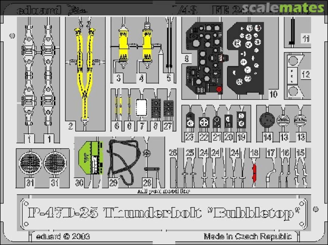 Boxart P-47D-25 FE240 Eduard Boxart P-47D-25 FE240 Eduard