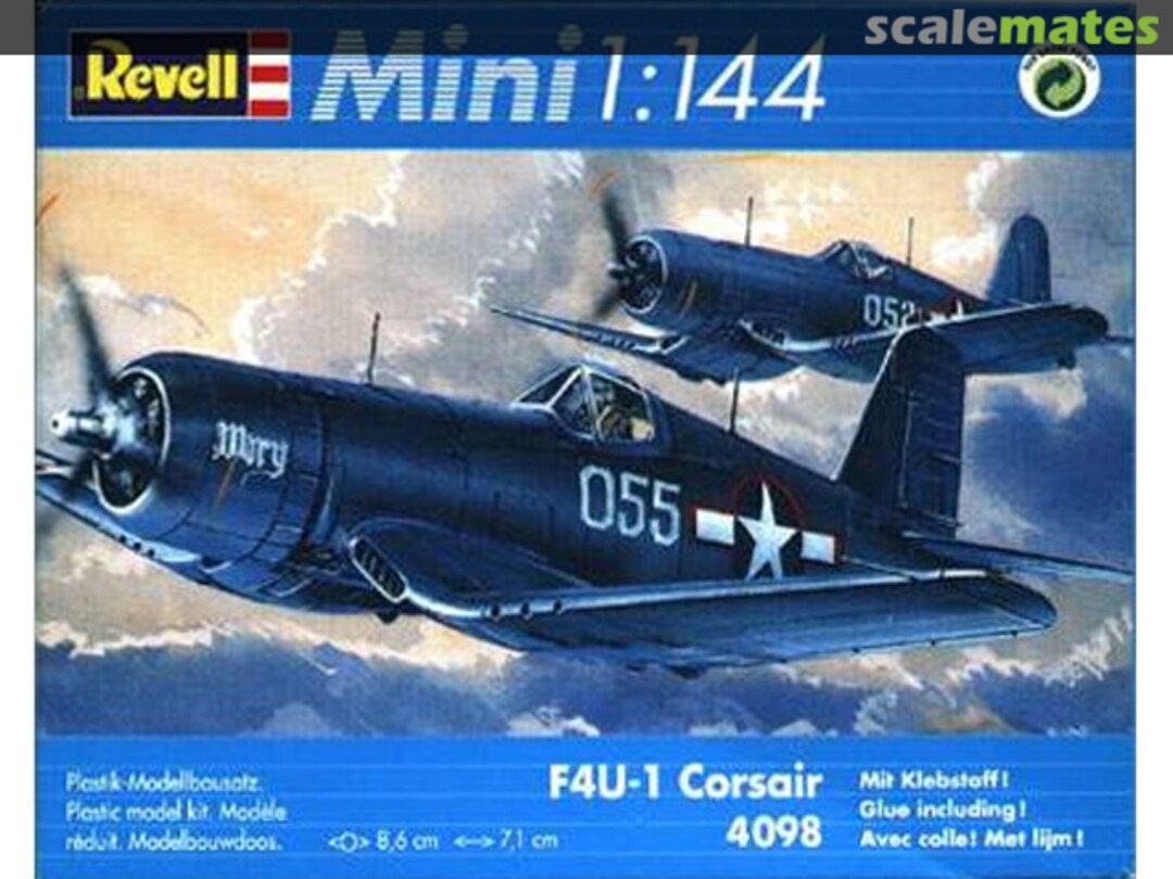 Boxart F4U-1 Corsair 4098 Revell Boxart F4U-1 Corsair 4098 Revell