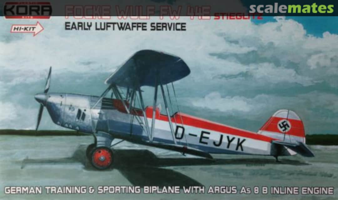 Boxart Focke Wulf Fw 44E Stieglitz KPK72070 Kora Models Boxart Focke Wulf Fw 44E Stieglitz KPK72070 Kora Models