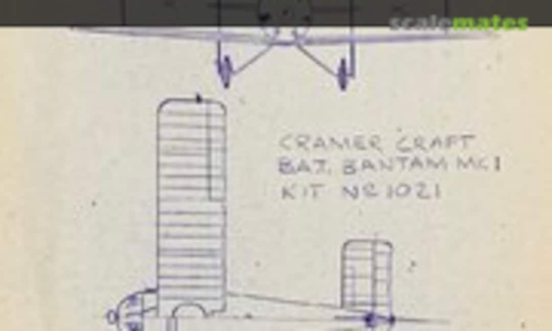 1:72 B.A.T. Bantam Mk.I (double kit with 1016 Fokker D.V) (Cramer Craft 1021) 1021