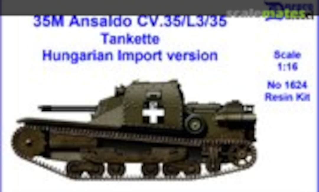 35M Ansaldo CV.35/L3/35 Tankette Hungarian import version (Dnepro Model 1624)
