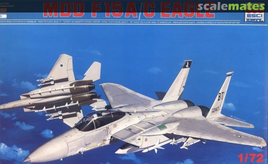 Boxart McDonnell Douglas F-15A/C 9053 ESCI/ERTL Boxart McDonnell Douglas F-15A/C 9053 ESCI/ERTL