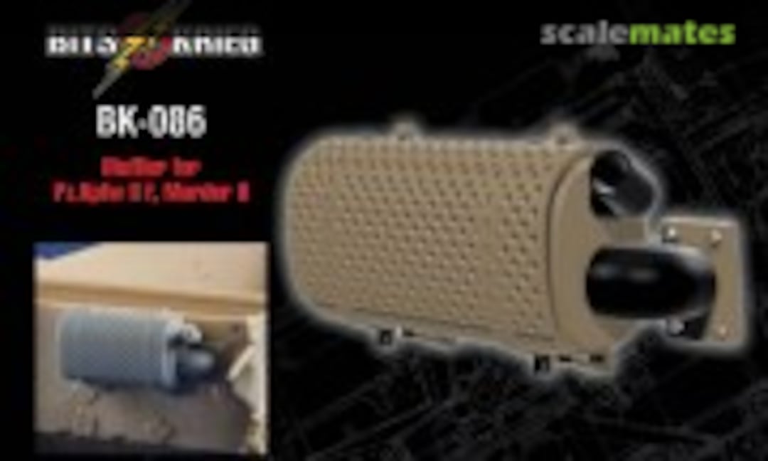 1:35 Muffler for Pz.Kpfw.II F & Marder II (BitsKrieg BK-086) BK-086