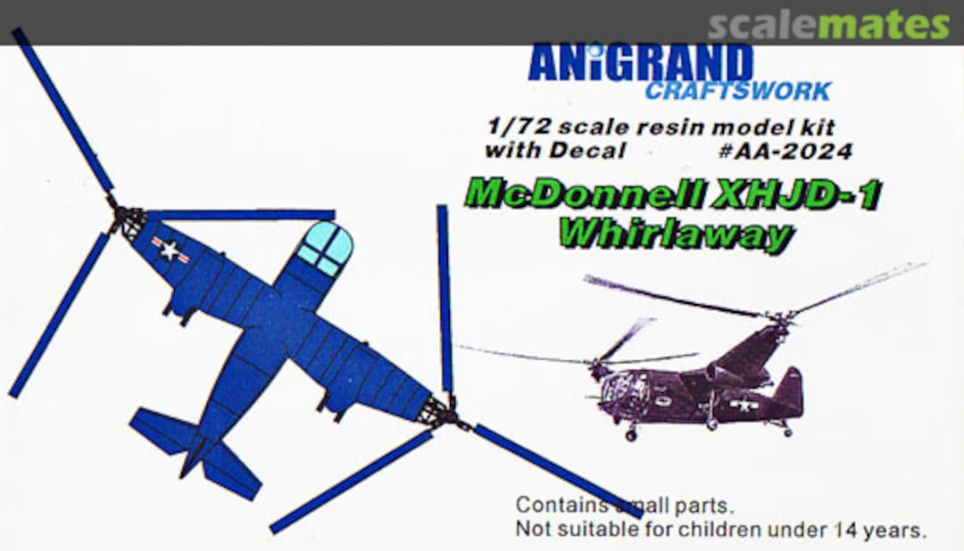 Boxart McDonnell XHJD-1 Whirlaway AA-2024 Anigrand Craftswork