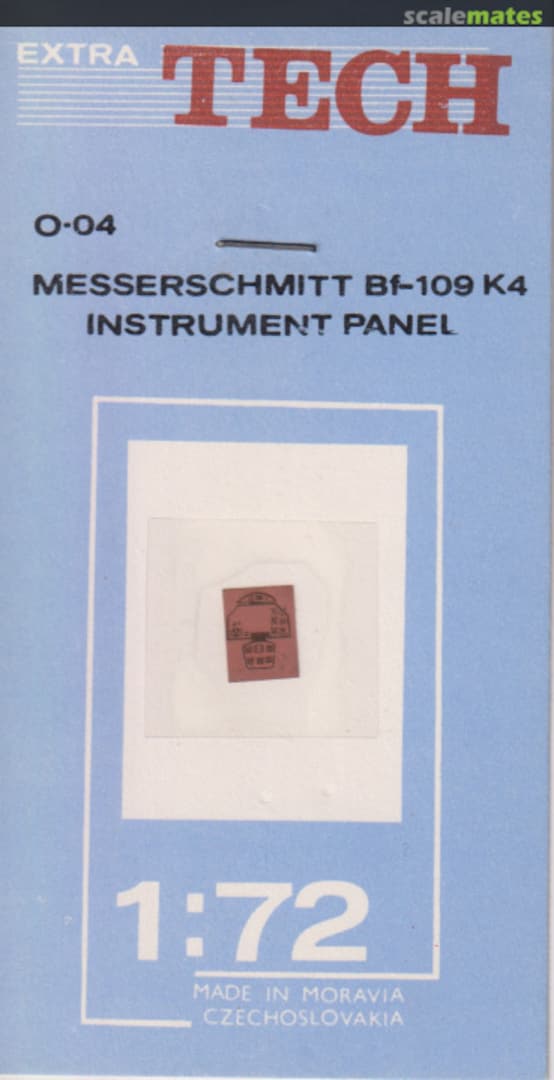 Boxart Messerschmitt Bf-109K4 O-04 Extratech Boxart Messerschmitt Bf-109K4 O-04 Extratech