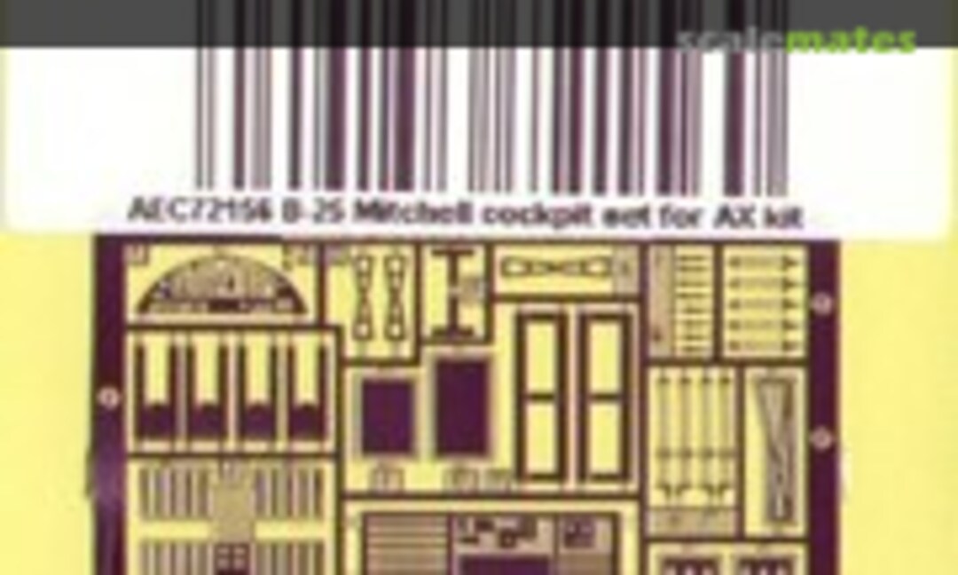 1:72 North American B-25 Mitchell Cockpit Set (Airwaves AEC72156) AEC72156