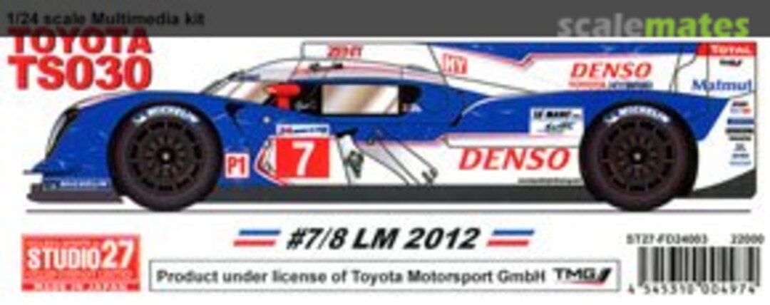 Boxart Toyota TS030 ST27-FD24003 Studio27 Boxart Toyota TS030 ST27-FD24003 Studio27