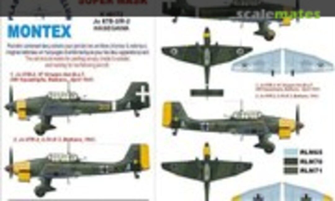 1:48 Junkers Ju 87B-2/R-2 Stuka (Montex K48172) K48172