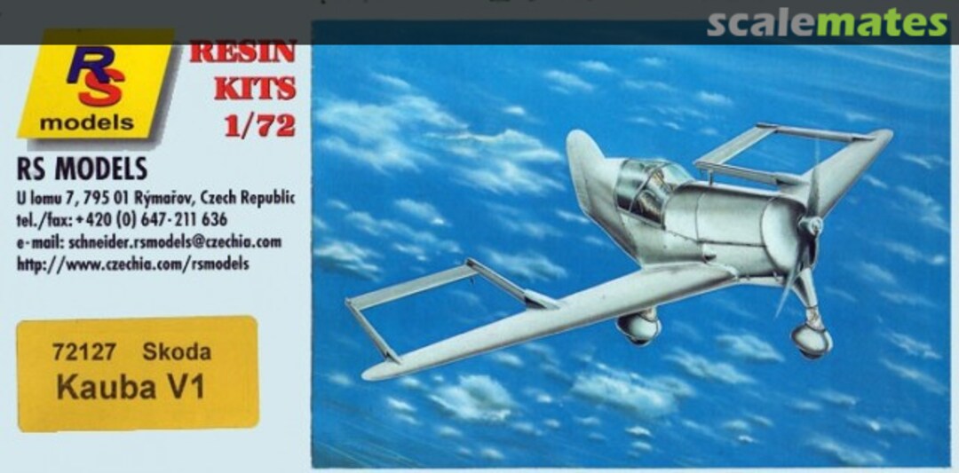 Boxart Skoda Kauba V1 72127 RS Models