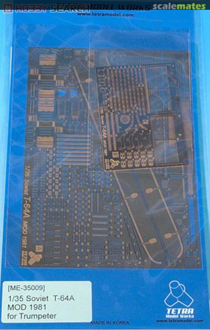 Boxart Soviet T-64A Mod 1981 for Trumpeter ME-35009 Tetra Model Works Boxart Soviet T-64A Mod 1981 for Trumpeter ME-35009 Tetra Model Works