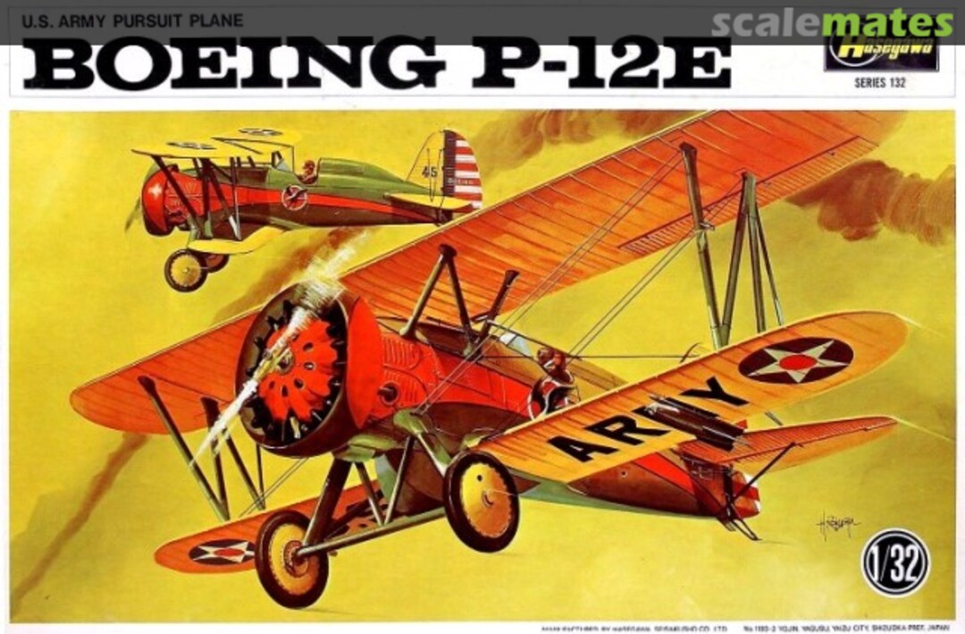 Boxart Boeing P-12E JS-061:350 Minicraft Hasegawa