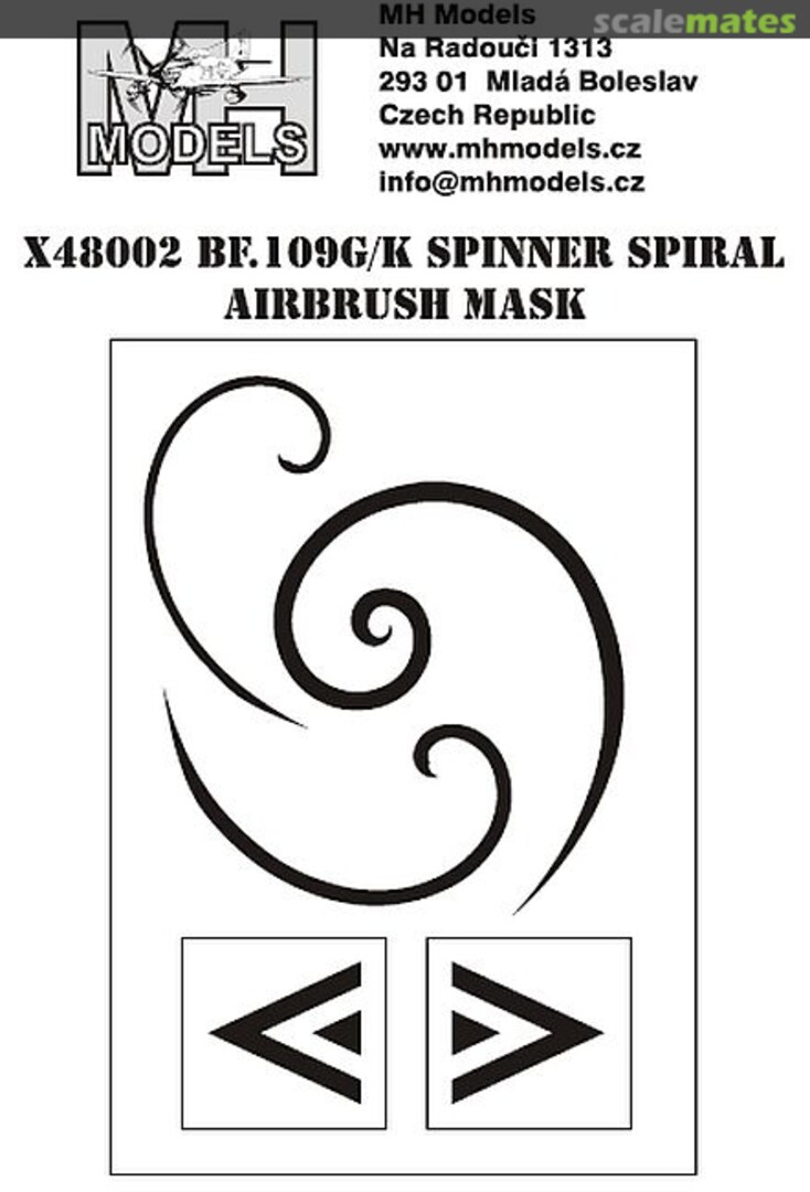 Boxart Bf.109G/K spinner spiral X48002 MH Models