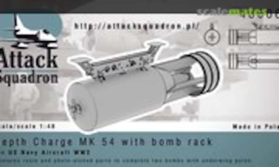 1:48 Depth Charge Mk 54 - US Navy - 2 pcs (Attack Squadron 48006) 48006