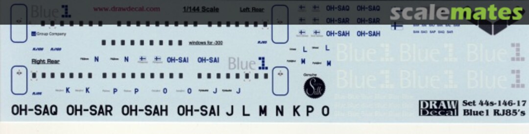 Boxart Blue1 RJ85's & RJ100's 44s-146-17 Draw Decal Boxart Blue1 RJ85's & RJ100's 44s-146-17 Draw Decal