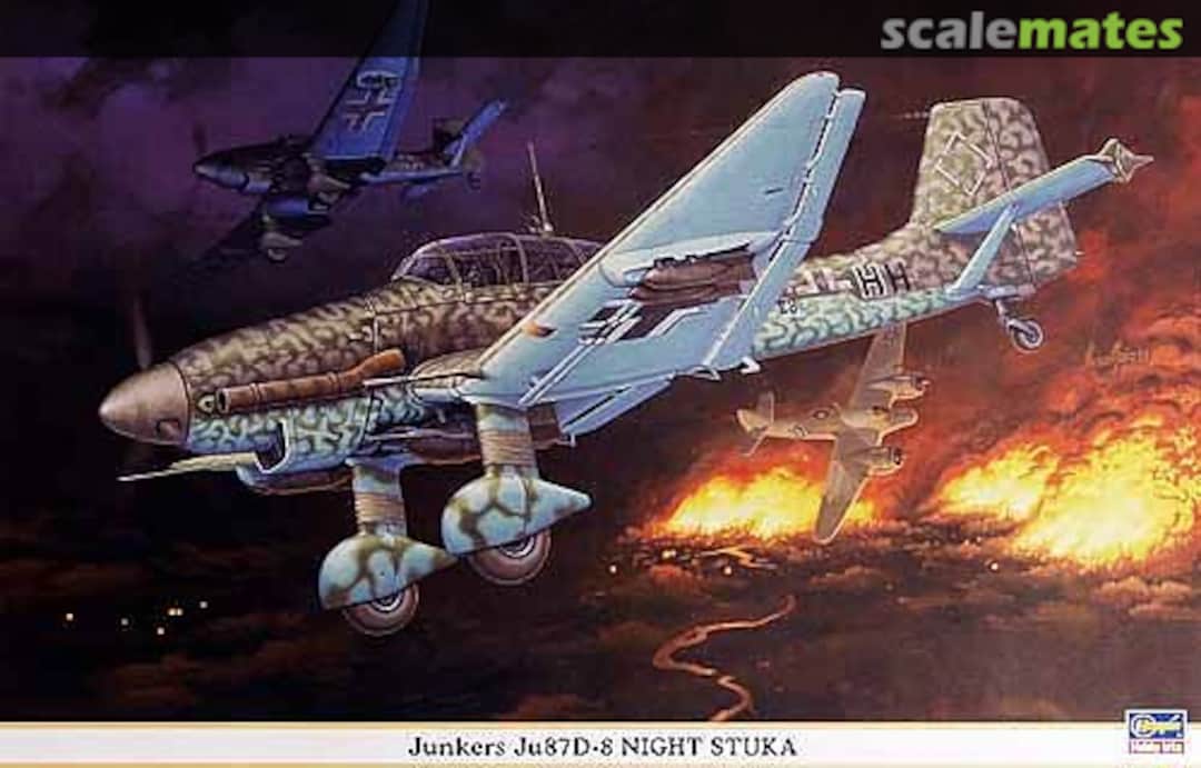 Boxart Junkers Ju 87D-8 `Night Stuka´ 08171 Hasegawa Boxart Junkers Ju 87D-8 `Night Stuka´ 08171 Hasegawa