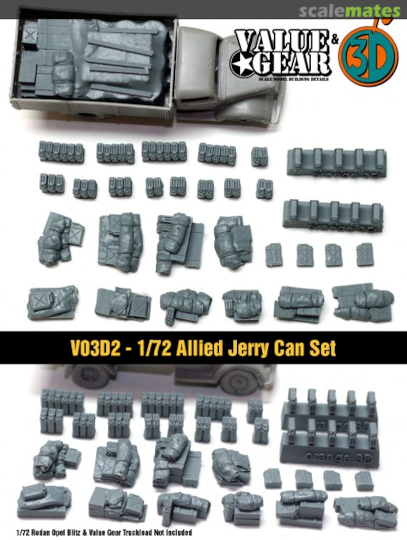 Boxart Allied Jerry Can Set VO3D2 Value Gear Boxart Allied Jerry Can Set VO3D2 Value Gear