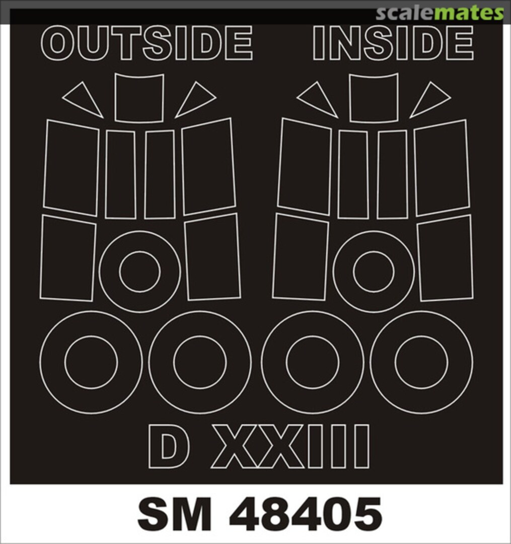 Boxart Fokker D. XXIII SM48405 Montex Boxart Fokker D. XXIII SM48405 Montex