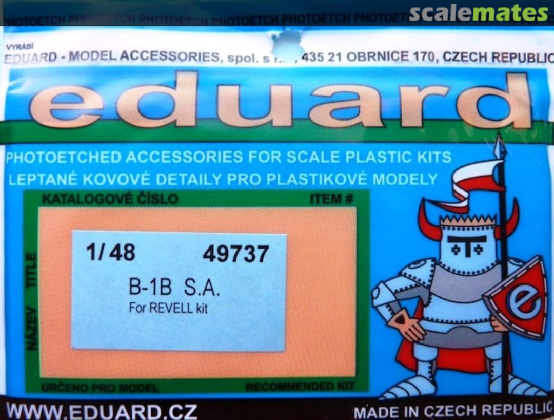Boxart B-1B S.A. Revell 04900 49737 Eduard Boxart B-1B S.A. Revell 04900 49737 Eduard