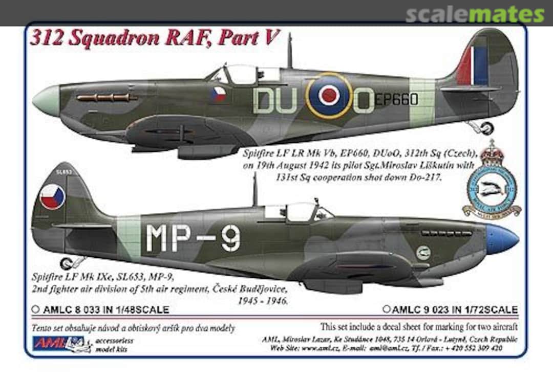Boxart 312th Squadron RAF, Part V AMLC9023 AML