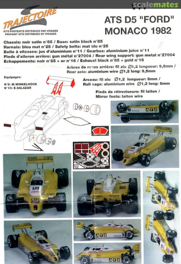Boxart ATS-Ford D5 "ATS" V11 Trajectoire Boxart ATS-Ford D5 "ATS" V11 Trajectoire