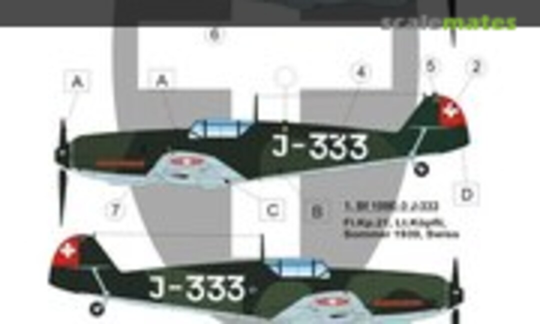 1:32 Bf 109 over Swiss (LF Models C32106) C32106