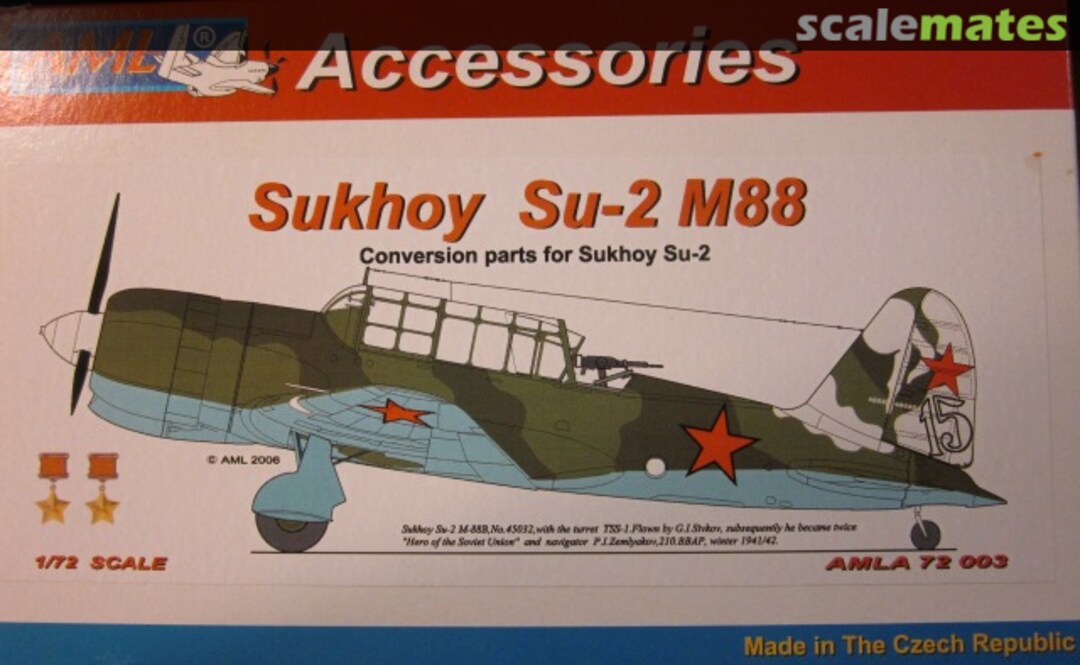 Boxart Sukhoy Su-2 M88 AMLA72003 AML