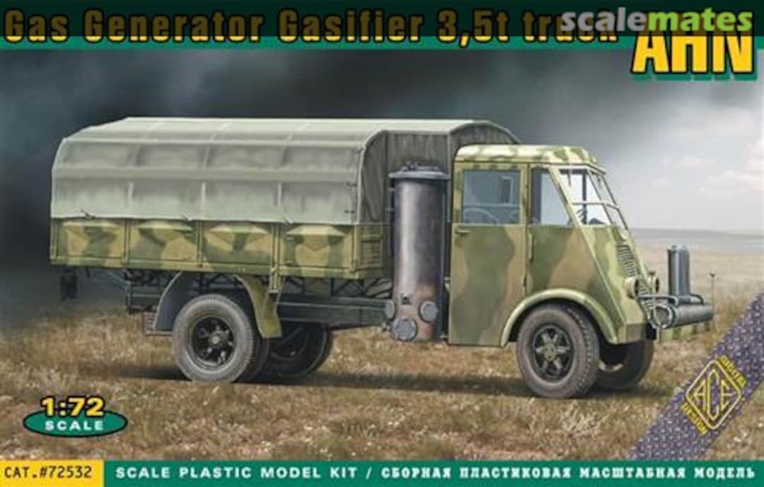 Boxart French 3,5t truck AHN with Gas generator 72532 ACE Boxart French 3,5t truck AHN with Gas generator 72532 ACE