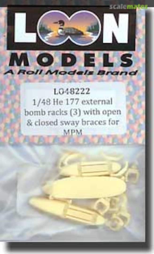 Boxart Heinkel He.177 Bomb Racks (3) LO48222 Loon Models Boxart Heinkel He.177 Bomb Racks (3) LO48222 Loon Models