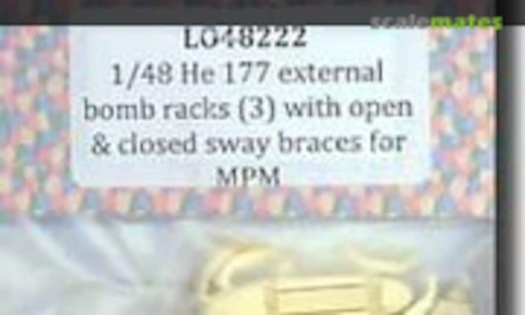 1:48 Heinkel He.177 Bomb Racks (3) (Loon Models LO48222) LO48222