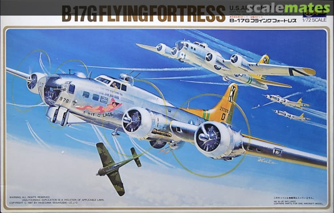 Boxart B-17G FlyingFortress K10 Hasegawa Boxart B-17G FlyingFortress K10 Hasegawa