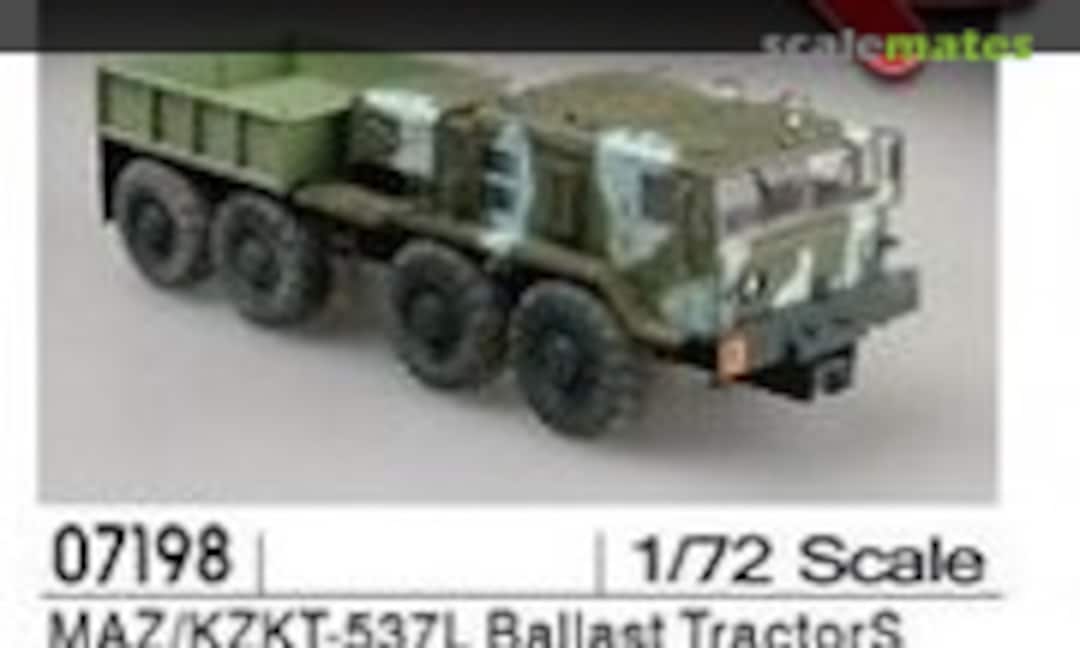 1:72 MAZ/KZKT-537L Ballast Tractor (Trumpeter 07198)