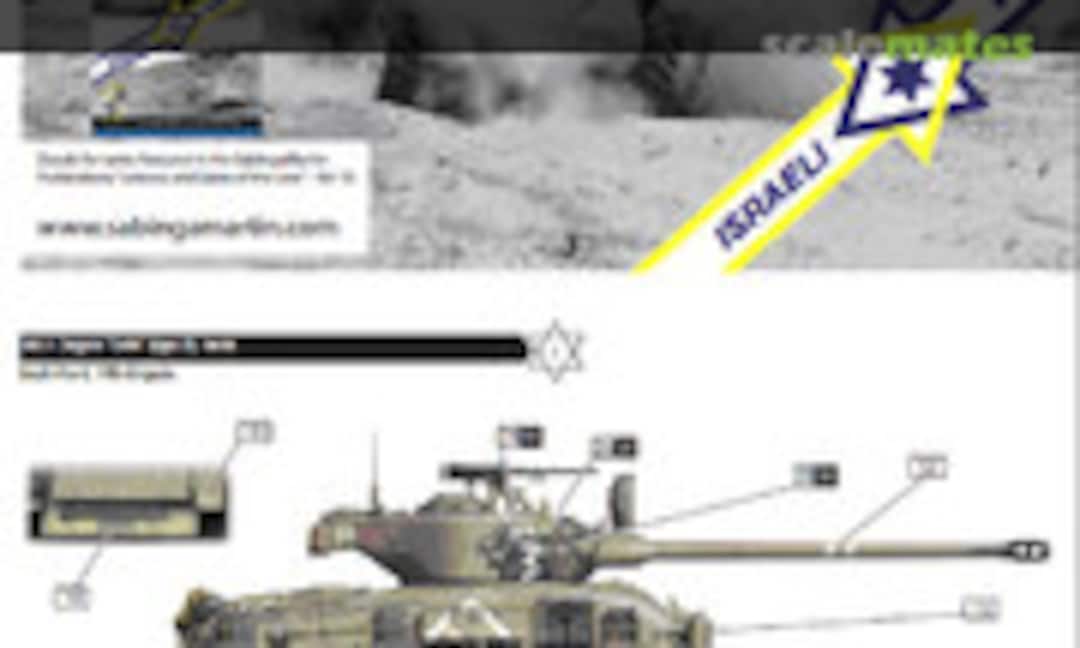 1:35 M51 Sherman Tanks of the Six Days War (SabIngaMartin Publications SIM-021) SIM-021