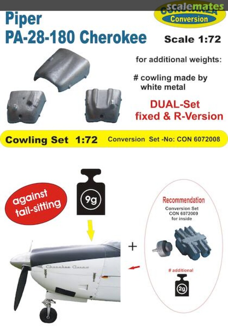 Boxart Piper PA-28-180 Cherokee CON 6072008 Constanza Kit Boxart Piper PA-28-180 Cherokee CON 6072008 Constanza Kit