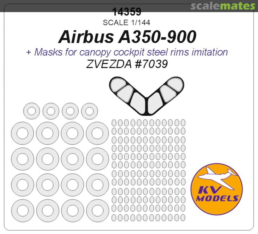 Boxart Airbus A350-900 14359 KV Models Boxart Airbus A350-900 14359 KV Models