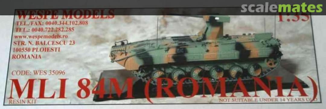 Boxart MLI 84M (Romania) WES 35096 Wespe Models Boxart MLI 84M (Romania) WES 35096 Wespe Models