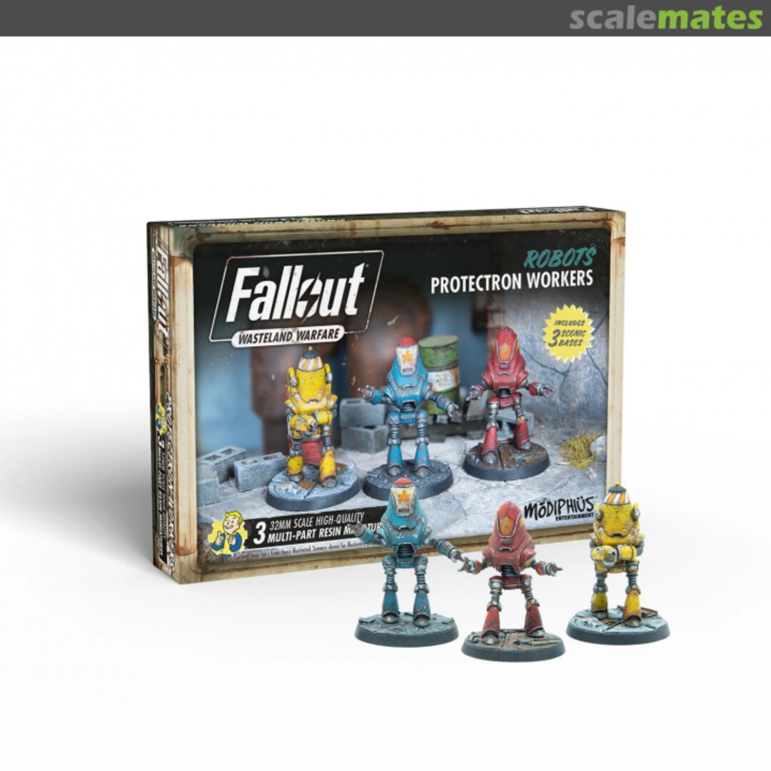 Boxart Robots: Protectron Workers MUH052222 Modiphius Entertainment Boxart Robots: Protectron Workers MUH052222 Modiphius Entertainment
