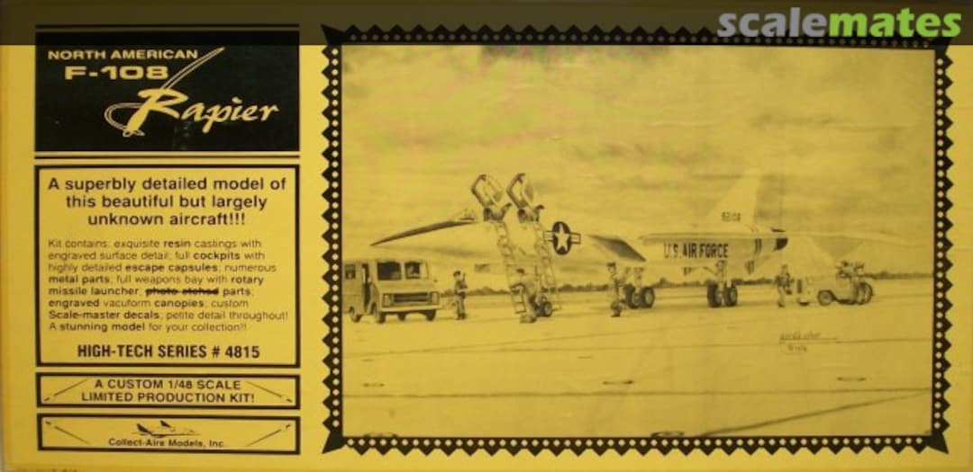 Boxart F-108 Rapier 4815 Collect-Aire Models Boxart F-108 Rapier 4815 Collect-Aire Models