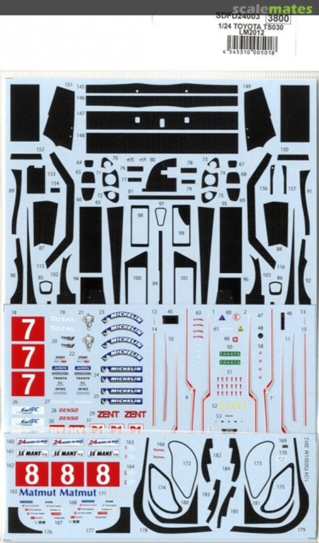 Boxart Toyota TS030 ST27-SDFD24003 Studio27