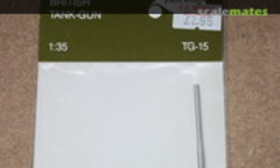 1:35 2 Pounder early British Tank Gun for Matilda/Valentine (Jordi Rubio TG15) TG15