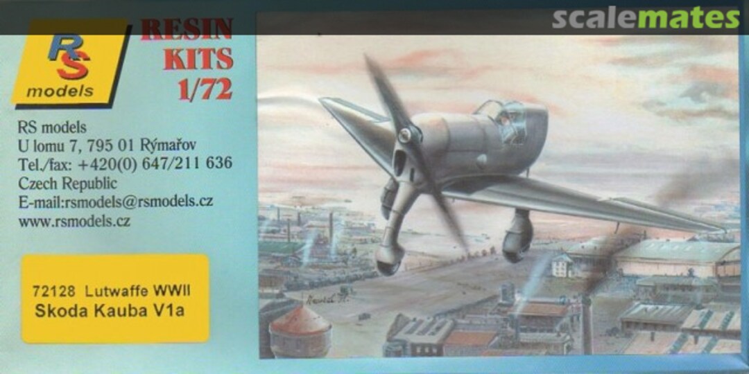 Boxart Skoda Kauba V1a 72128 RS Models Boxart Skoda Kauba V1a 72128 RS Models