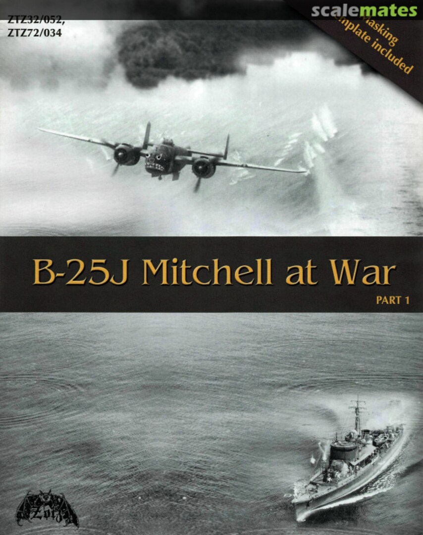 Boxart B-25J Mitchell at War ZTZ72/034 Zotz Decals Boxart B-25J Mitchell at War ZTZ72/034 Zotz Decals