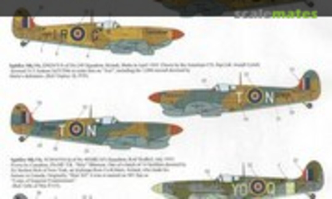 1:32 Supermarine Spitfire Mk.Vb late (Xtradecal X32-042) X32-042