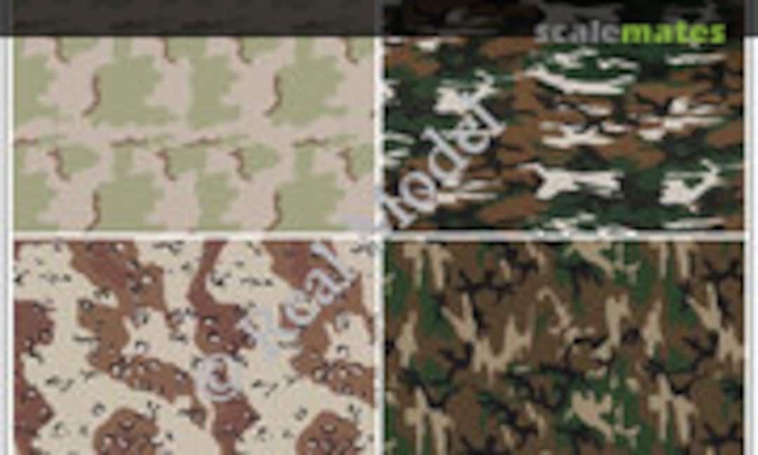 1:35 Woodland Camo Tarpaulin & Canvas Part 1 (Real Model RMA35127) RMA35127