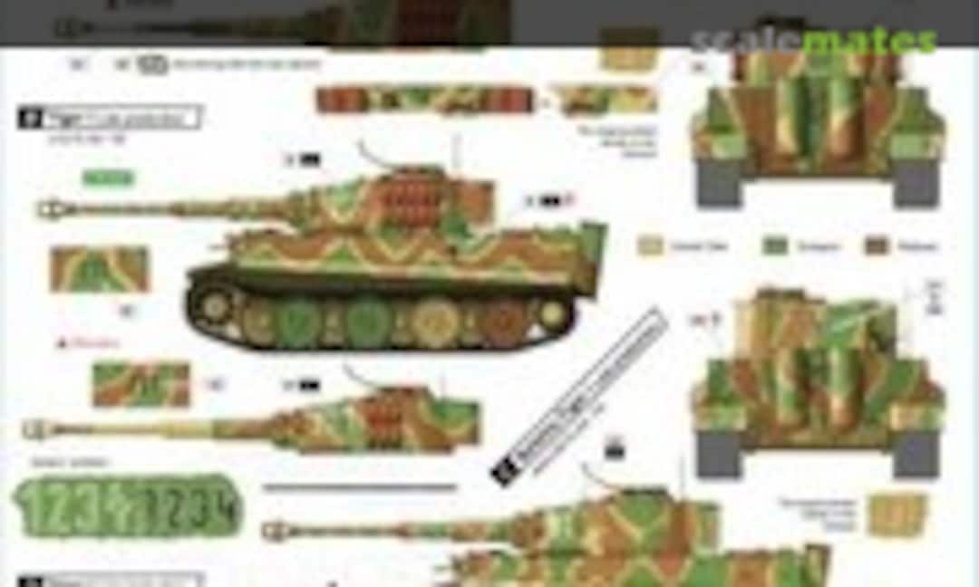 1:35 SS-Tigers in France # 4. (Star Decals 35-C1092) 35-C1092