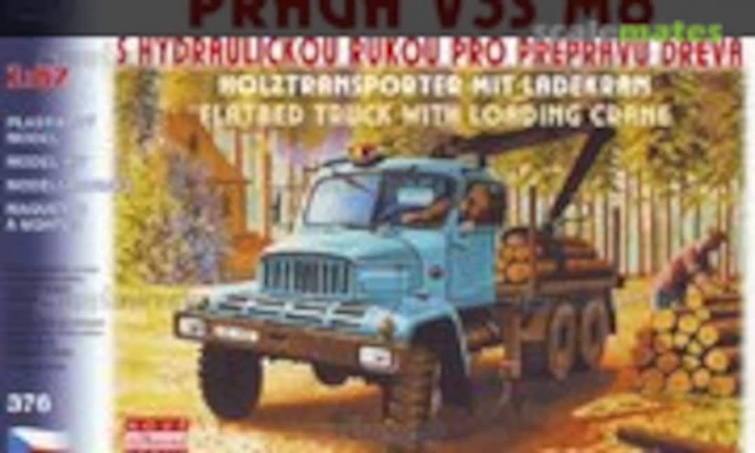 Praga V3S M6 s hydraulickou rukou pro přepravu dřeva (SDV Model 376)