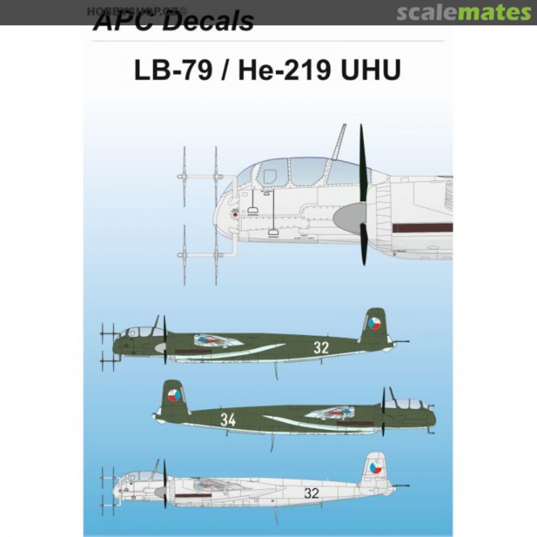 Boxart LB-79 / He 219 UHU APC48138 APC Decals Boxart LB-79 / He 219 UHU APC48138 APC Decals